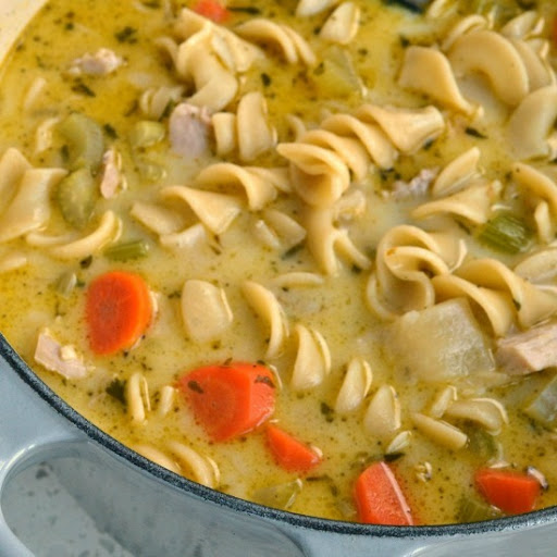 Satisfy your chicken noodle soup craving with this easy 30-minute recipe. A delicious homemade soup will cure just about any ailment, and this hearty chicken noodle soup is a perfect cure!