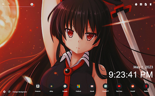 Anime Girl Wallpaper New Tab