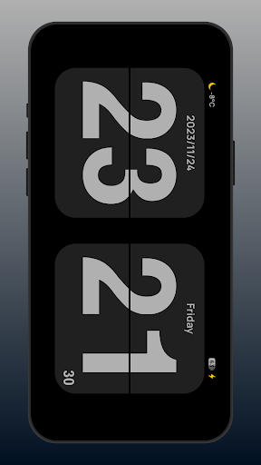 Screenshot Flip clock: World clock