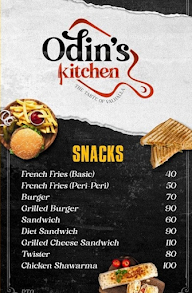 Odin's Kitchen menu 1