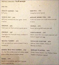 Yeti - The Himalayan Kitchen menu 3