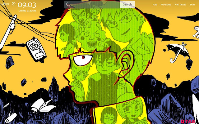 Mob Psycho 100 Wallpapers New Tab Theme