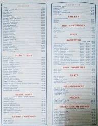 Hotel Sai Baba menu 8