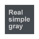 Real simple gray