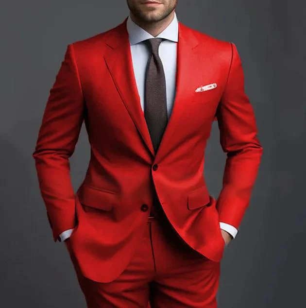 Business Casual Herren Anzug Zweiteiler Der perfekte Anzug für Geschäft und Freizeit. Stilvolles Outfit für einen professionellen Auftritt. Bequem und modern