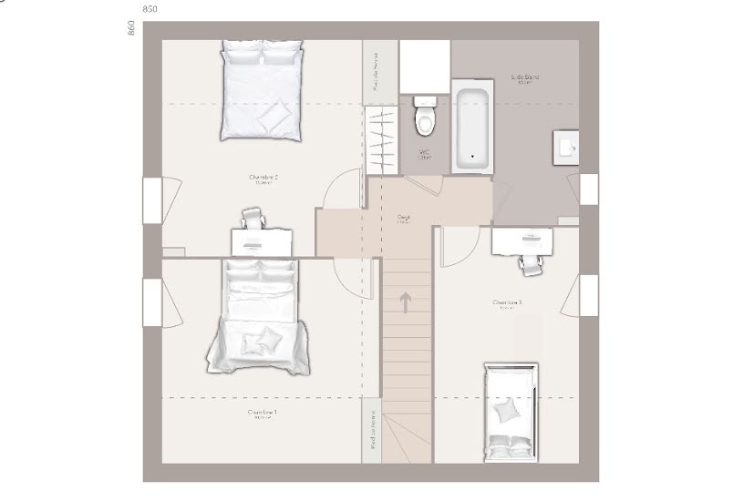  Vente Terrain + Maison - Terrain : 400m² - Maison : 85m² à Chabottes (05260) 