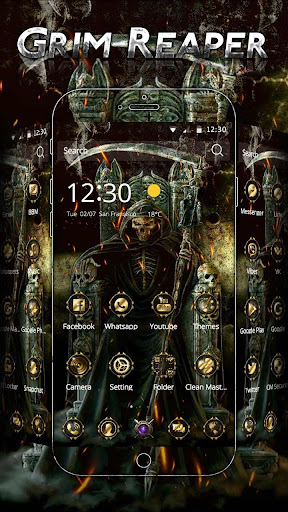 Skull Grim Reaper Theme