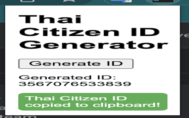 Thai Citizen ID Generator Preview image 2