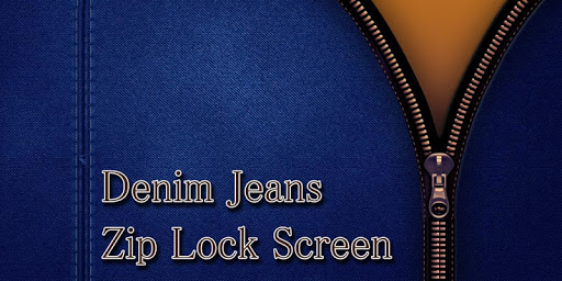 Jeans Zipper Lock Screen