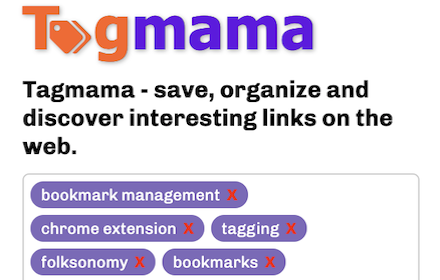 Tagmama: tag the web small promo image