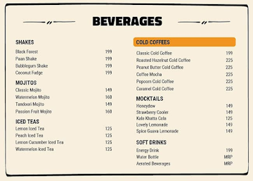 Circle Of Crust menu 