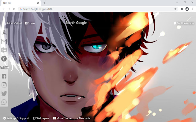 Mein Held Academia Shoto Todoroki Hintergrund