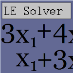 Cover Image of ダウンロード Linear Equations Solver  APK