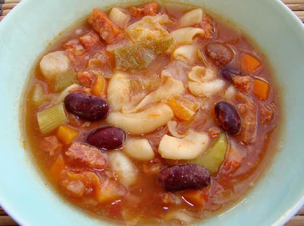 Laura's Portuguese Bean Soup Recipe | Just A Pinch Recipes