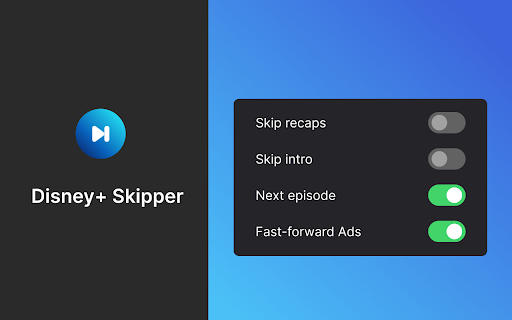 Disney Plus Skipper: skip intros, ads & more