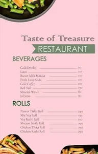 Taste Of Treasure menu 1