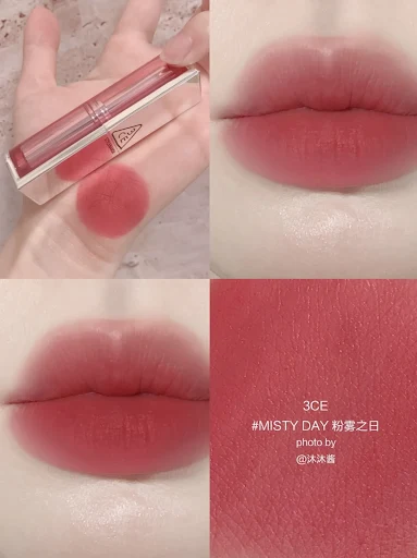 Son thỏi 3CE Mịn lì, mờ ảo, nhẹ tênh 3CE Blur Matte Lipstick Misty Day - 4g