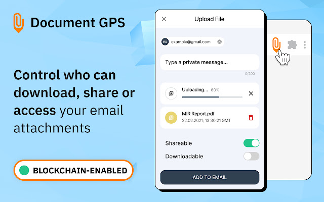 Document GPS chrome extension