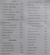 Shetty's Corner menu 1