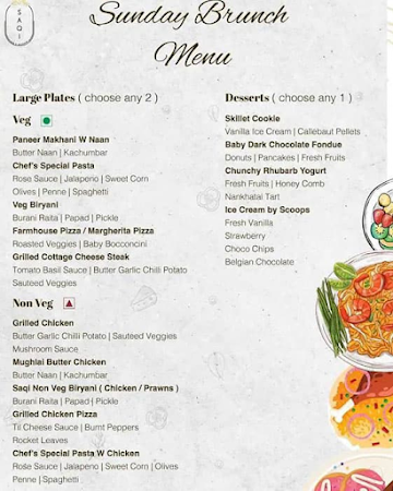 SAQI menu 