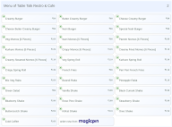 Table Talk Restro & Cafe menu 2