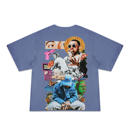 Title 1, Portrait Printing Os Drop-shoulder Short-sleeve...