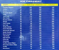 Ice Creamist menu 5