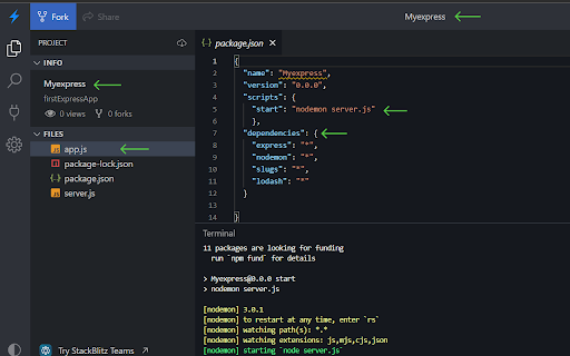 Blitzify - StackBlitz Extension screenshot 4