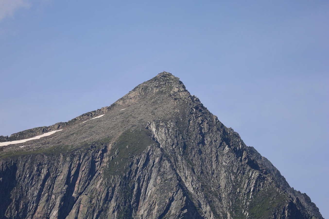 Sparrhorn, hoog boven Belalp, gezien vanaf Riederfurka