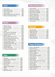 D Cafe & Restaurant menu 1