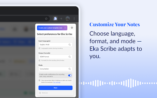 EkaScribe: AI-Powered Medical Scribe screenshot 2