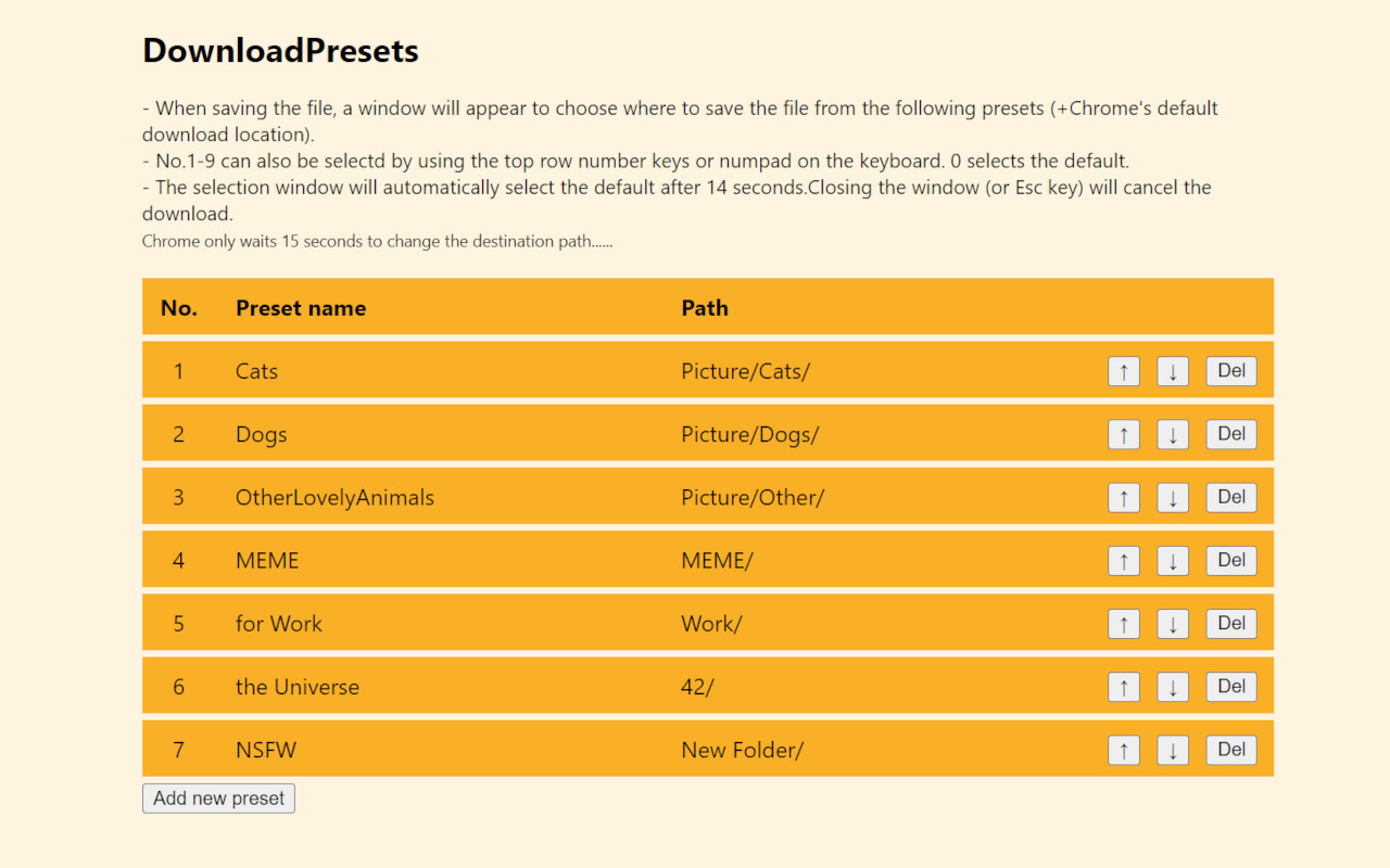 DownloadPresets Preview image 4