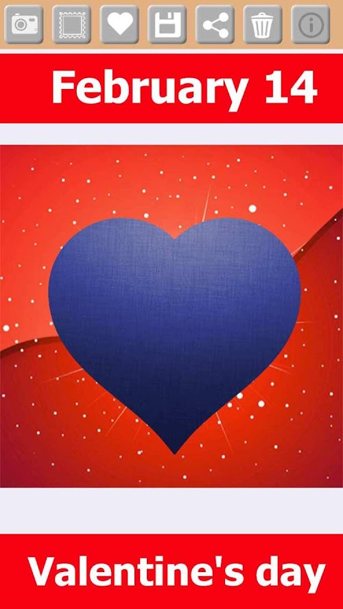 Android application February 14 Valentines Day HD screenshort