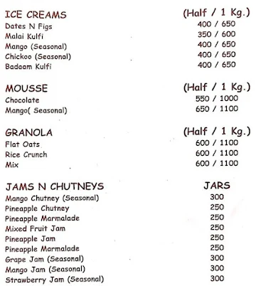 Bake-A-Teria menu 