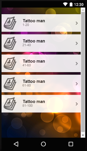 100 Tattoo man