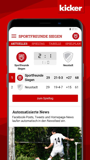Screenshot Sportfreunde Siegen