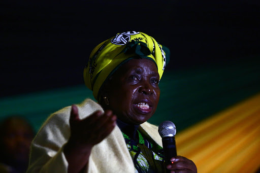 NEC Nkosazane Dlamini-Zuma during a by-election in Nquthu.