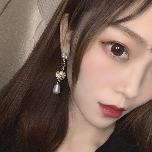 Title 1, Sweet Temperament Pearl Jeweled Earrings for Wo...