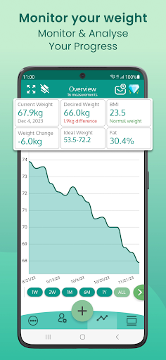 Screenshot Weight Tracker Journal & Photo