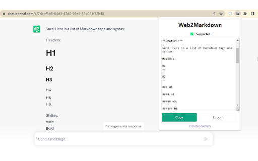 Web2Markdown