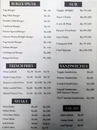 Pizza Gali menu 1