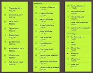 Kirti Mahal Snacks menu 2