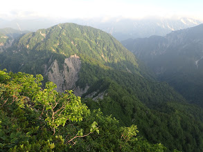 船窪岳の崩壊地