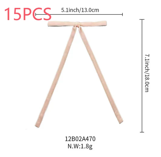 12 Stuks Fluwelen Haarbanden met Strik voor Kerstboom Verkleedpartij. Feestelijke accessoires voor een unieke kerstlook en decoratie.