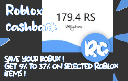 Roblox Cashback small promo image