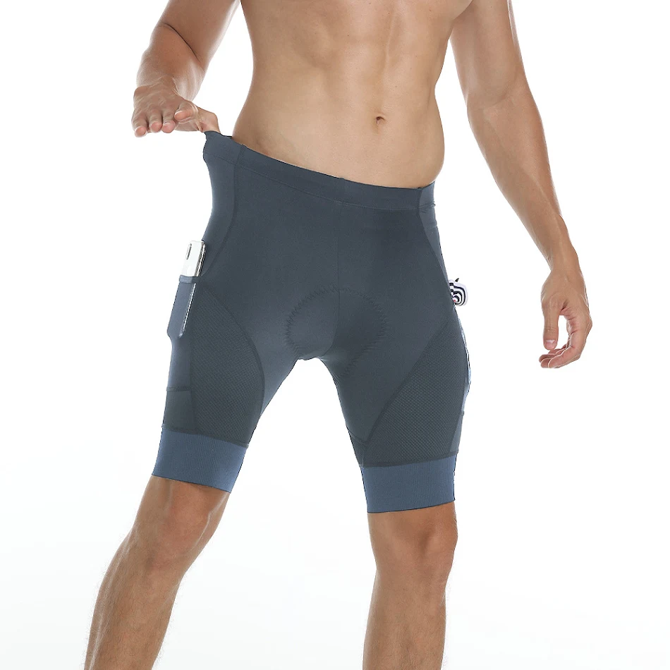 Zomer Fietsbroek Heren Ademend Zweetabsorberend Kussen Effen Kleur - Comfortabel Fietsen en Zweetvrij Genieten