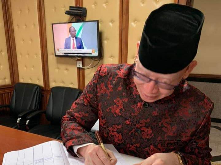 Former nominated senator Isaac Mwaura when he picked the national Assembly Speaker nomination papers on September 6,2022.
