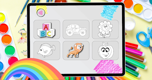 Screenshot Coloring Games: Color & Paint