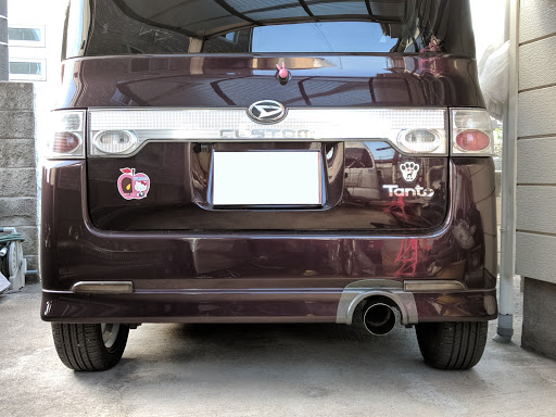 車 (Ruka) ダイハツ タント L350s 改造マフラー