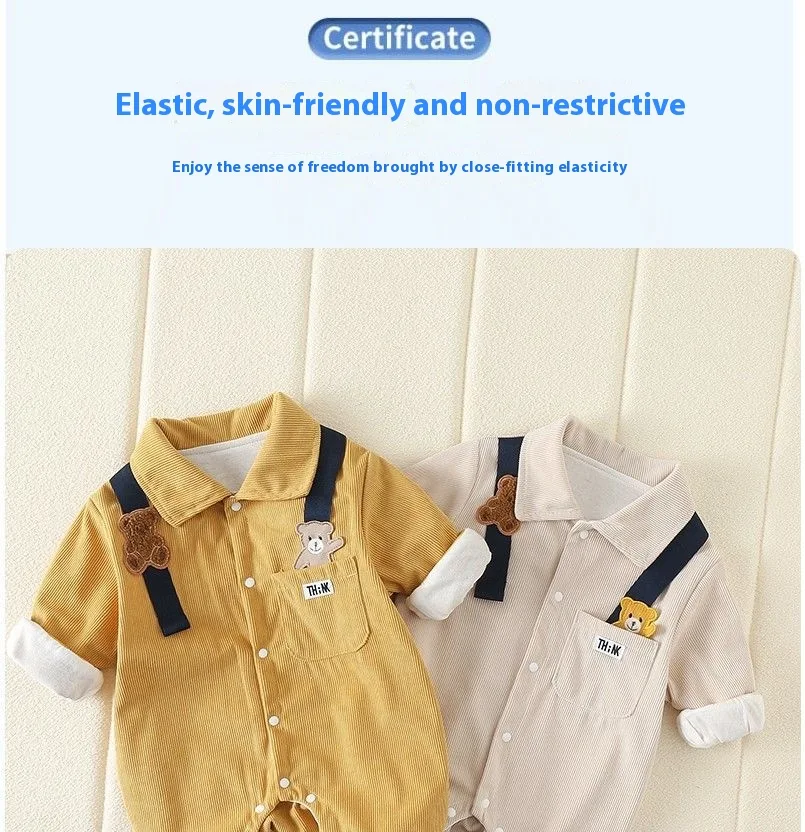 Title 1, Zuid-Koreaanse baby herfstkleding, shirt en jum...